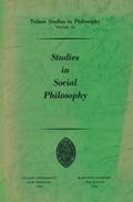Studies in Social Philosophy