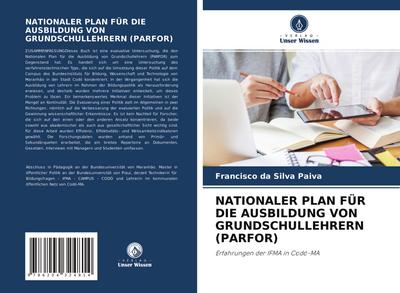 NATIONALER PLAN FÜR DIE AUSBILDUNG VON GRUNDSCHULLEHRERN (PARFOR)