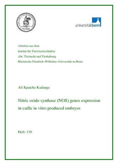 Nitric oxide synthase (NOS) genes expression in cattle in vitro produced embryos