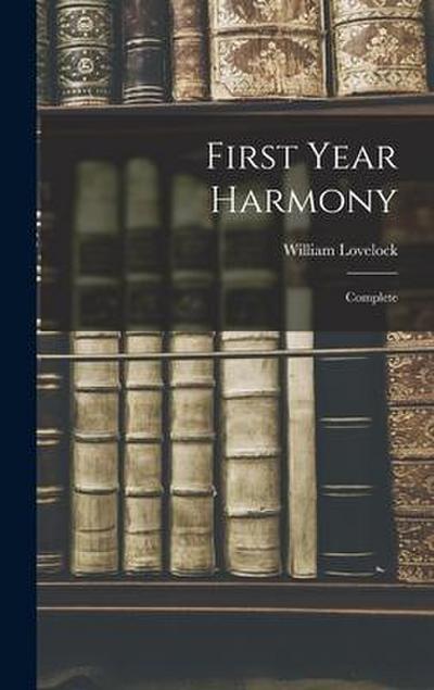 First Year Harmony
