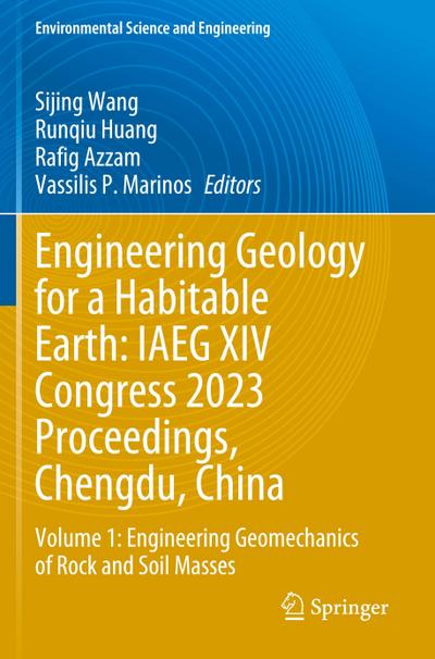 Engineering Geology for a Habitable Earth: IAEG XIV Congress 2023 Proceedings, Chengdu, China