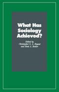 What Has Sociology Achieved?