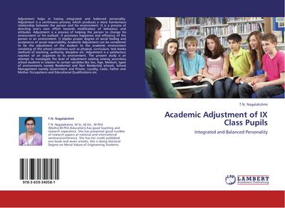 Academic Adjustment of IX Class Pupils