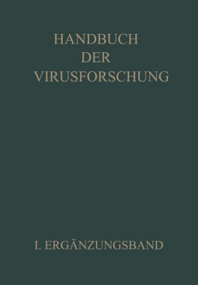 Handbuch der Virusforschung
