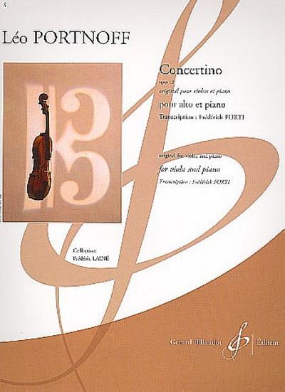 Concertino op.13 pour violon et piano