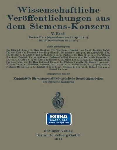 Wissenschaftliche Veröffentlichungen aus dem Siemens-Konzern