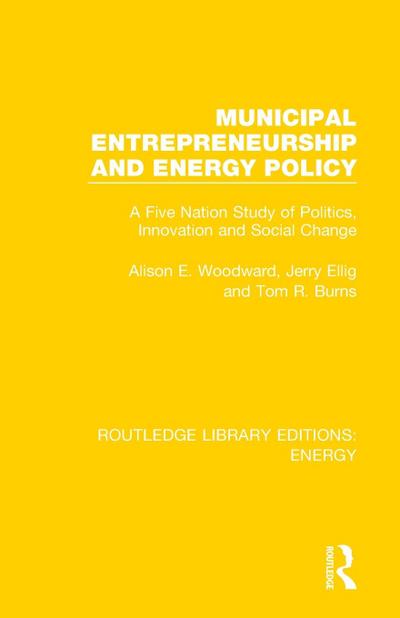 Municipal Entrepreneurship and Energy Policy