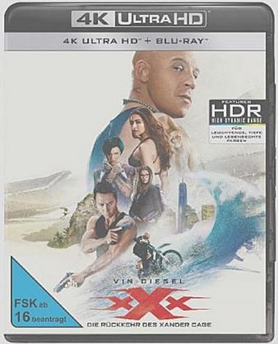 XXX #3 - Rückkehr d.Xander Cage (UHD+BR) Min: 107/DD5.1/WS   2Disc