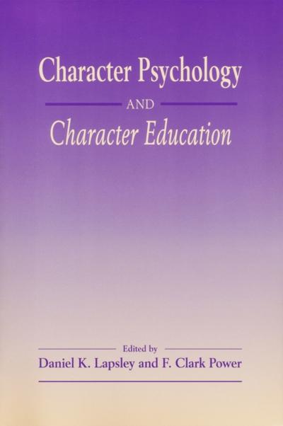 Character Psychology And Character Education