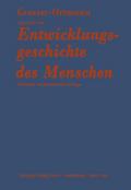 Grundriß der Entwicklungsgeschichte des Menschen