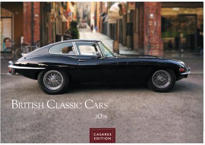 British Classic Cars 2026 35x50cm Großformat - Eleganz der Britischen Oldtimer