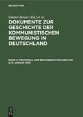 Protokoll der Reichsberatung der KPD 8./9. Januar 1946
