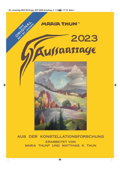 Aussaattage 2023 Maria Thun Wandkalender: Aus der Konstellationsforschung