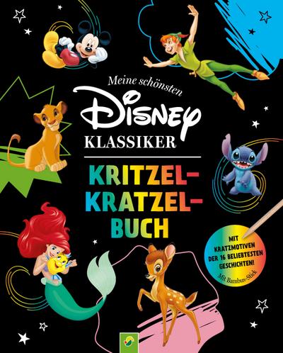 Meine schönsten Disney Klassiker Kritzel-Kratzel-Buch