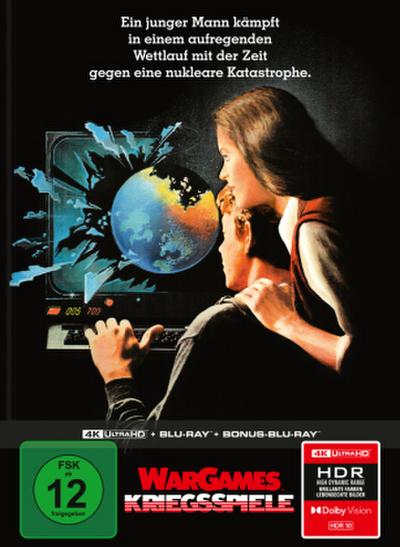 WarGames - Kriegsspiele, 1 4K UHD-Blu-ray + 2 Blu-ray (Limitiertes Mediabook)