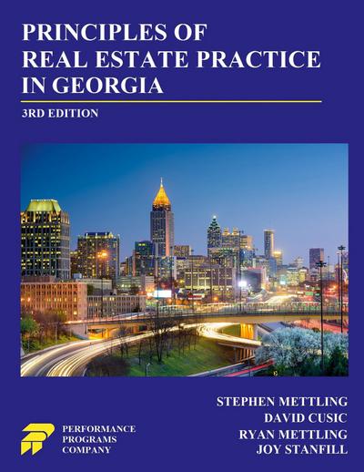 Principles of Real Estate Practice in Georgia