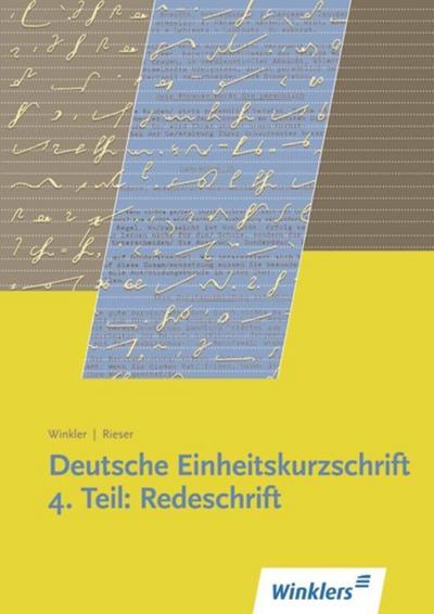 Deutsche Einheitskurzschrift Redeschrift