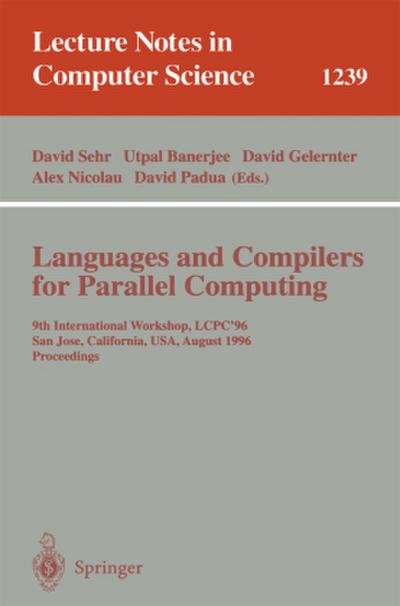 Languages and Compilers for Parallel Computing