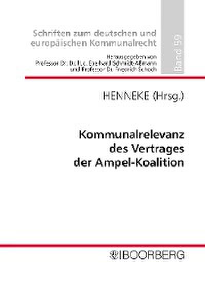 Kommunalrelevanz des Vertrages der Ampel-Koalition