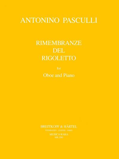 Rimembranze del Rigolettofür Oboe und Klavier
