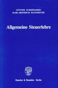 Allgemeine Steuerlehre.