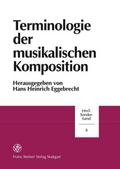 Terminologie der musikalischen Komposition