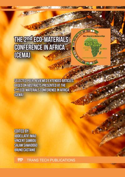 The 2nd Eco-Materials Conference in Africa (CEMA)
