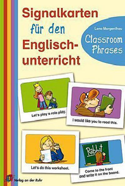 Signalkarten für den Englischunterricht - Classroom Phrases