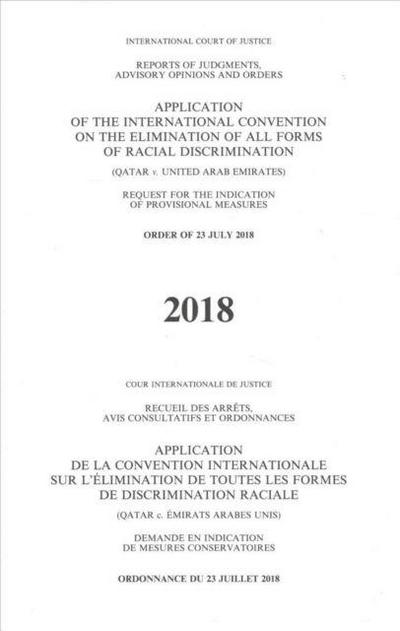 Reports of Judgments, Advisory Opinions and Orders