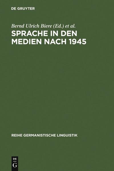 Sprache in den Medien nach 1945