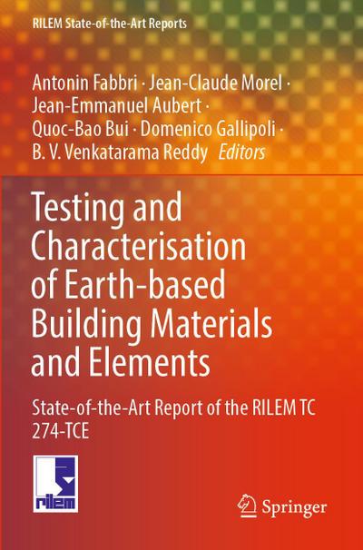 Testing and Characterisation of Earth-based Building Materials and Elements