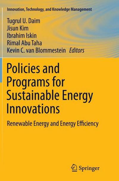 Policies and Programs for Sustainable Energy Innovations