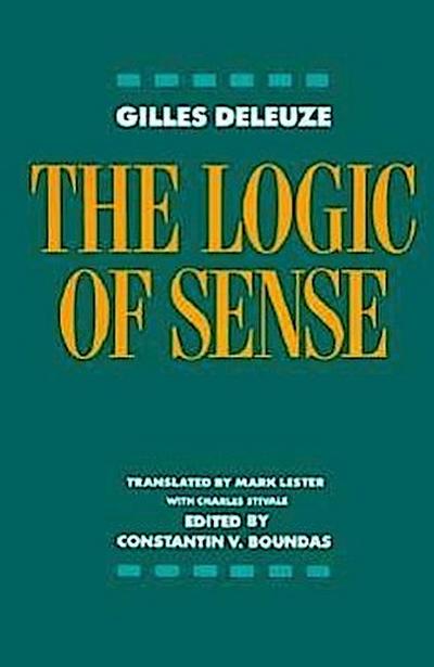 The Logic of Sense