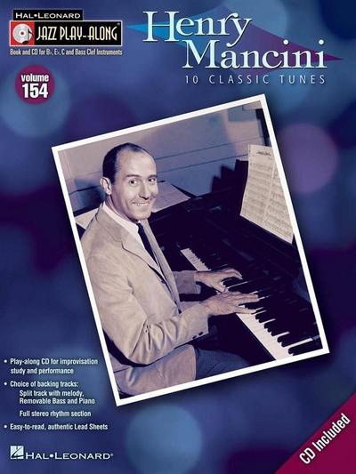 Henry Mancini - Hal Leonard Jazz Play-Along Volume 154 - Book with Online Audio for Practice and Play Along