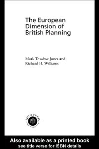 The European Dimension of British Planning