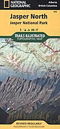 Jasper North Map [Jasper National Park]