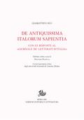 De Antiquissima Italorum Sapientia con le Risposte al «Giornale de’ letterati d’Italia»