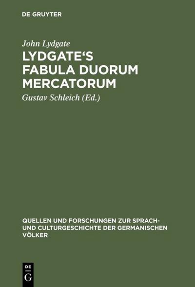 Lydgate’s Fabula duorum mercatorum