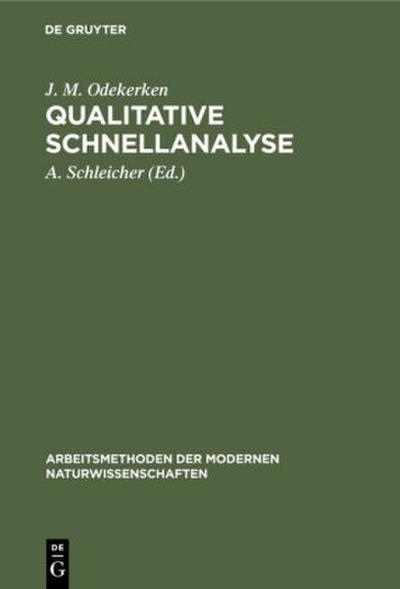 Qualitative Schnellanalyse