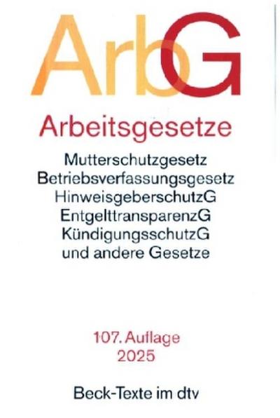 Arbeitsgesetze. ArbG