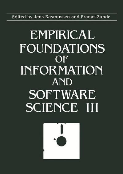 Empirical Foundations of Information and Software Science III