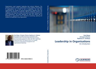 Leadership in Organisations - Paul Mupa