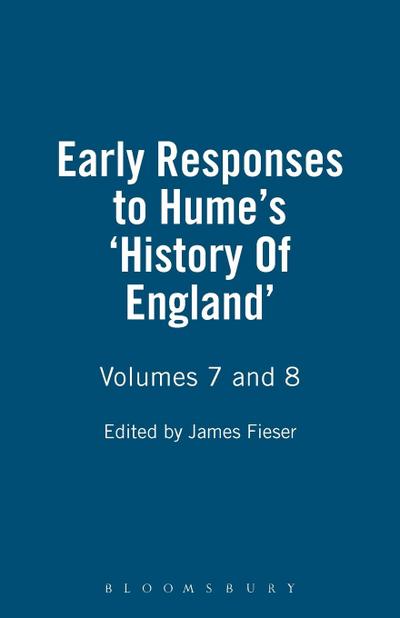 Early Responses to Hume’s ’History Of England’