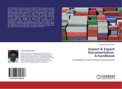 Import & Export Documentation:  A handbook