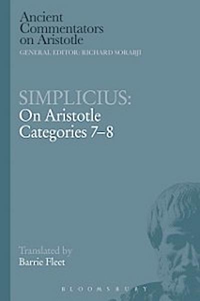 Simplicius: On Aristotle Categories 7-8