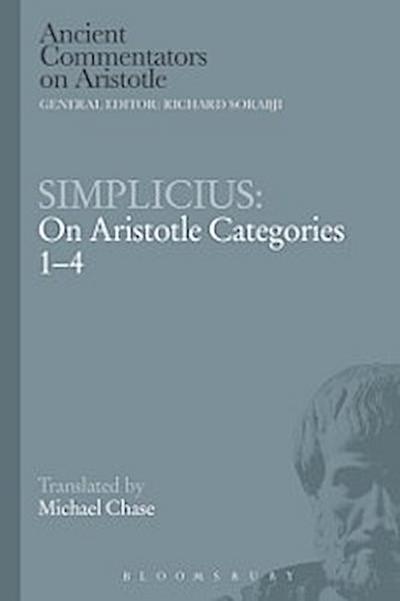 Simplicius: On Aristotle Categories 1-4