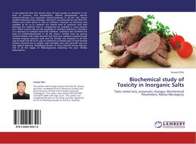 Biochemical study of Toxicity in Inorganic Salts