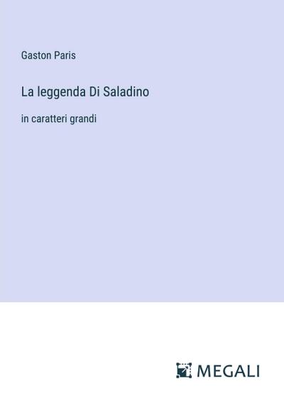 La leggenda Di Saladino