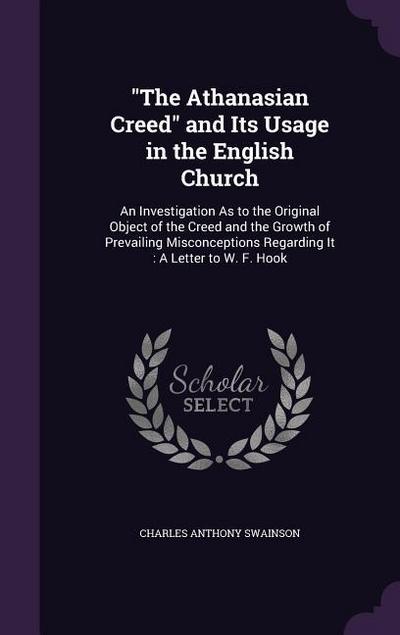 "The Athanasian Creed" and Its Usage in the English Church
