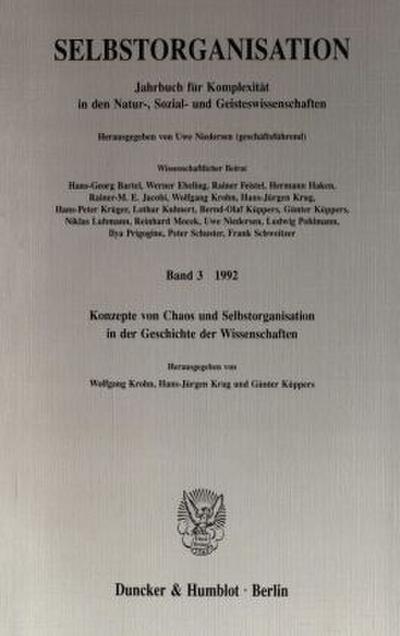 Selbstorganisation Selbstorganisation.